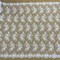 1 Yard Corded Bridal Lace Fabric Embroidered on 100% Polyester Net Mesh – 53"
